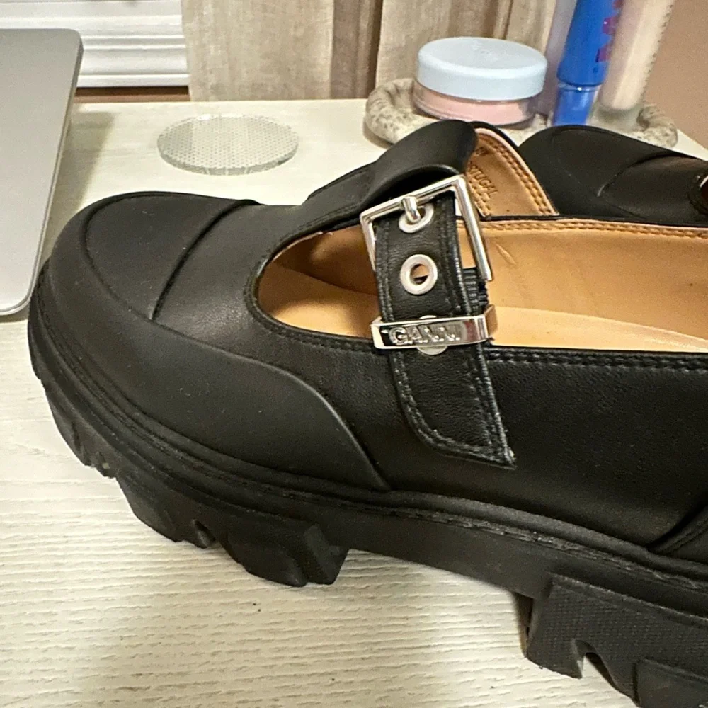 Ganni Cleated Mary Janes Size 39 - Picture 2 of 4